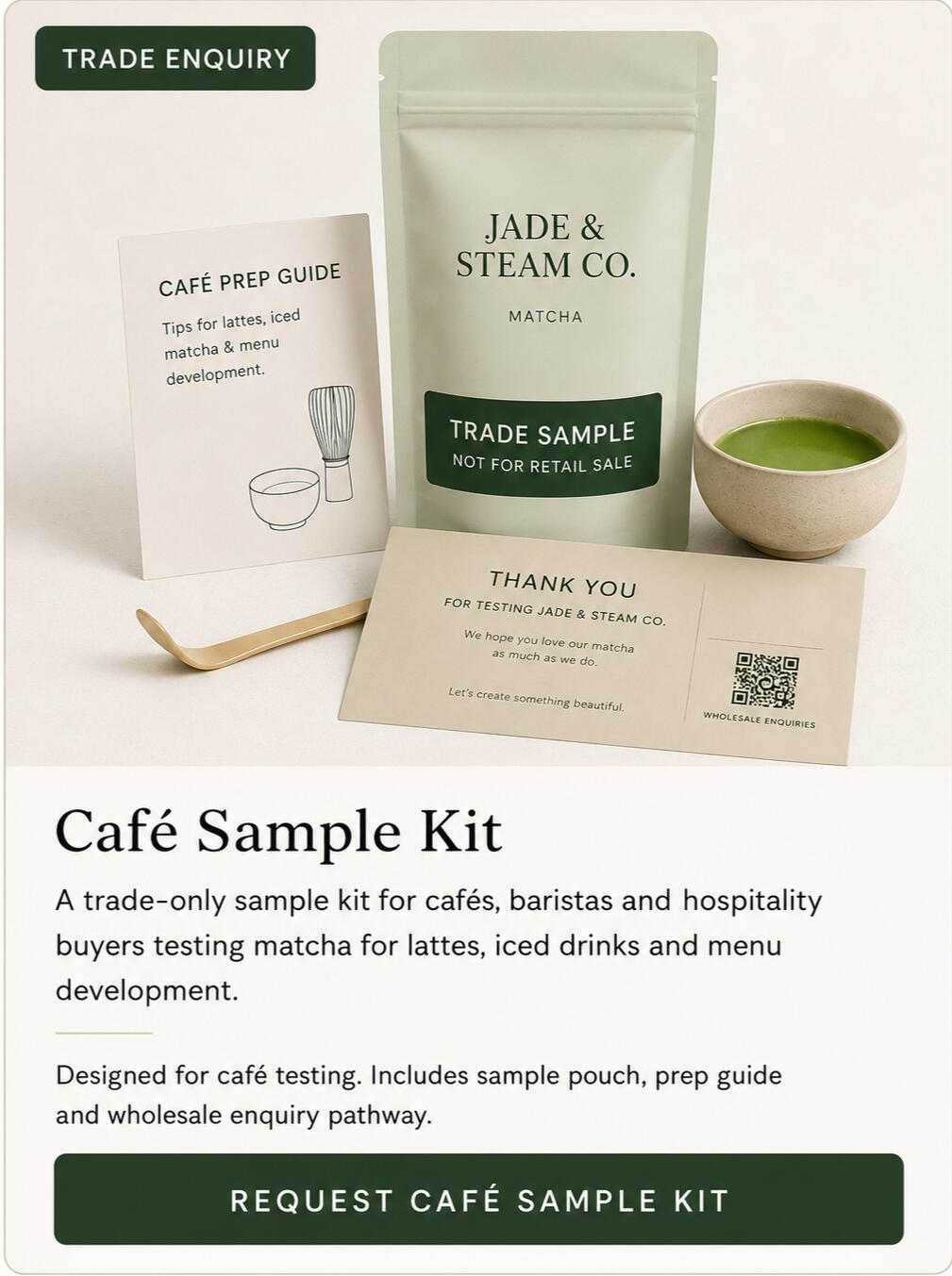 Cafe Sample Kit